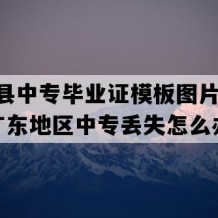 揭西县中专毕业证模板图片(1993年广东地区中专丢失怎么办）