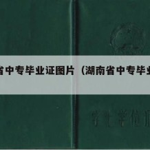 湖南省中专毕业证图片（湖南省中专毕业证图片）