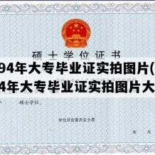 1994年大专毕业证实拍图片(1994年大专毕业证实拍图片大全)