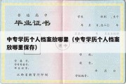 中专学历个人档案放哪里（中专学历个人档案放哪里保存）