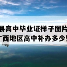 三江县高中毕业证样子图片(1994年广西地区高中补办多少钱）