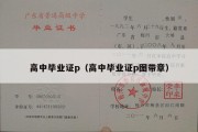 高中毕业证p（高中毕业证p图带章）