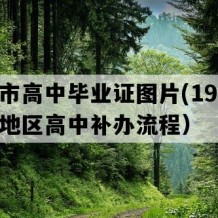 黄石市高中毕业证图片(1993年湖北地区高中补办流程）