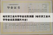 哈尔滨工业大学毕业证高清图（哈尔滨工业大学毕业证高清图片大全）