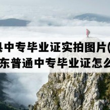 兰陵县中专毕业证实拍图片(1992年山东普通中专毕业证怎么购买）