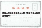 同济大学毕业证图片大全集（同济大学本科毕业证图片）