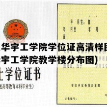 山东华宇工学院学位证高清样图(山东华宇工学院教学楼分布图)