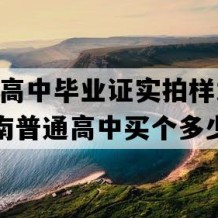 东方市高中毕业证实拍样本(2022年海南普通高中买个多少钱）