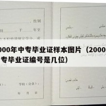 2000年中专毕业证样本图片（2000年中专毕业证编号是几位）