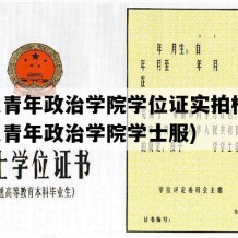 山东青年政治学院学位证实拍样本(山东青年政治学院学士服)