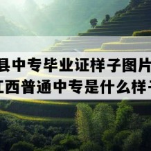 新干县中专毕业证样子图片(2017年江西普通中专是什么样子的）