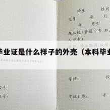 本科毕业证是什么样子的外壳（本科毕业证啥样子）