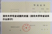 清华大学毕业证图片封面（清华大学毕业证长什么样子）