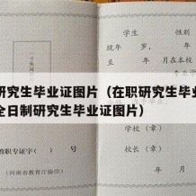 在职研究生毕业证图片（在职研究生毕业证图片和全日制研究生毕业证图片）