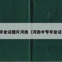 中专毕业证图片河南（河南中专毕业证样本）