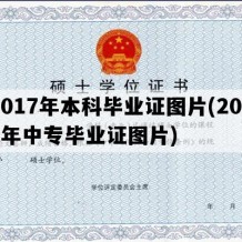 2017年本科毕业证图片(2017年中专毕业证图片)