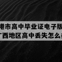 防城港市高中毕业证电子版(2011年广西地区高中丢失怎么办）