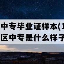 宁化县中专毕业证样本(1999年福建地区中专是什么样子的）