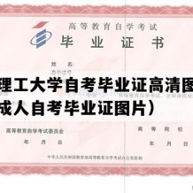 长沙理工大学自考毕业证高清图片（湖南成人自考毕业证图片）