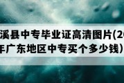 遂溪县中专毕业证高清图片(2014年广东地区中专买个多少钱）