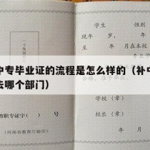 补办中专毕业证的流程是怎么样的（补中专毕业证去哪个部门）