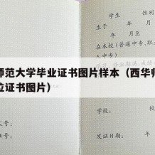 西华师范大学毕业证书图片样本（西华师范大学学位证书图片）