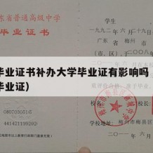 大学毕业证书补办大学毕业证有影响吗（补领大学毕业证）