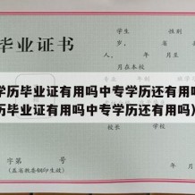 中专学历毕业证有用吗中专学历还有用吗（中专学历毕业证有用吗中专学历还有用吗）