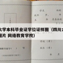 四川大学本科毕业证学位证样图（四川大学毕业证图片 网络教育学院）