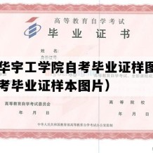 山东华宇工学院自考毕业证样图（山东自考毕业证样本图片）