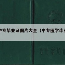 中医中专毕业证图片大全（中专医学毕业证图片）