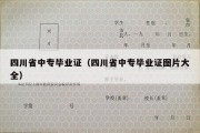 四川省中专毕业证（四川省中专毕业证图片大全）