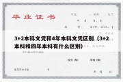 3+2本科文凭和4年本科文凭区别（3+2本科和四年本科有什么区别）