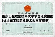 山东工程职业技术大学学位证实拍图片(山东工程职业技术大学在哪里)