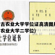 内蒙古农业大学学位证高清图片(内蒙古农业大学二学位)