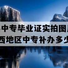 隆林县中专毕业证实拍图片(2015年广西地区中专补办多少钱）