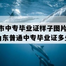 青州市中专毕业证样子图片(1992年山东普通中专毕业证多少钱）