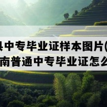 桑植县中专毕业证样本图片(2017年湖南普通中专毕业证怎么购买）