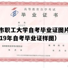 济南市职工大学自考毕业证图片样本（2019年自考毕业证样图）