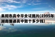 耒阳市高中毕业证图片(1995年湖南普通高中做个多少钱）