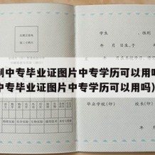 全日制中专毕业证图片中专学历可以用吗（全日制中专毕业证图片中专学历可以用吗）