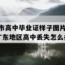 云浮市高中毕业证样子图片(2001年广东地区高中丢失怎么办）