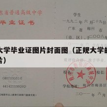 正规大学毕业证图片封面图（正规大学的毕业证图片）