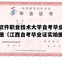 江西软件职业技术大学自考毕业证电子版图（江西自考毕业证实拍图片）