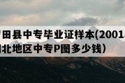 罗田县中专毕业证样本(2001年湖北地区中专P图多少钱）