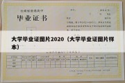 大学毕业证图片2020（大学毕业证图片样本）