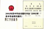 2002年高中毕业证图片大全（2002年高中毕业照片图片）