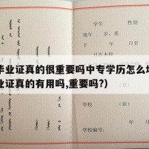 中专毕业证真的很重要吗中专学历怎么填（中专毕业证真的有用吗,重要吗?）