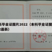 本科毕业证图片2022（本科毕业证图片2022最新）