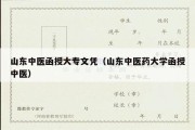 山东中医函授大专文凭（山东中医药大学函授中医）